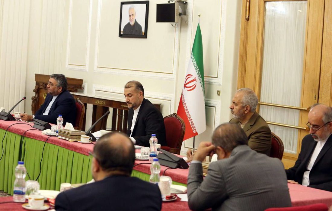 نشست امیر عبداللهیان با رؤسای گروه‌های دوستی مجلس با سایر کشورها