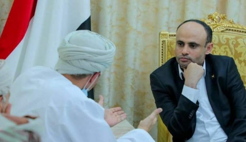 دیدار هیئت عمانی با رئیس شورای عالی سیاسی یمن