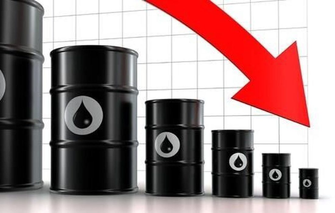 قیمت نفت رو به نزول