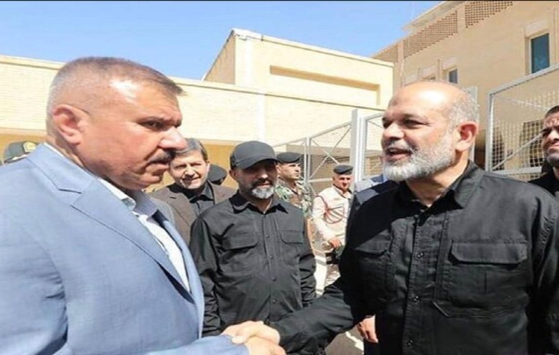 دیدار وزیر کشور با همتای عراقی خود در مرز خسروی