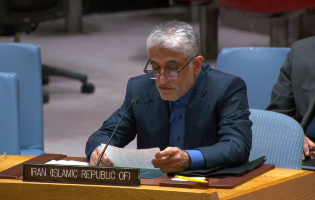 ایروانی: تلاش بدبینانه آمریکا برای متهم کردن ایران به نقض قطعنامه ۲۲۳۱ بی اساس است