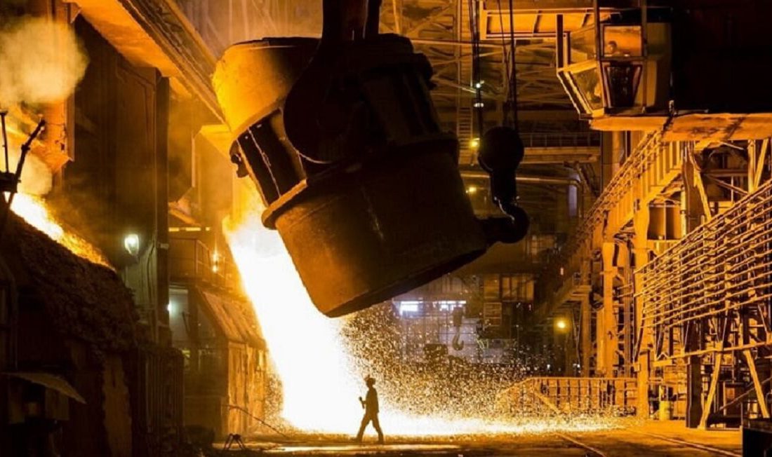 تولید سالیانه فولاد خام ایران از مرز ۳۱ میلیون تُن گذشت